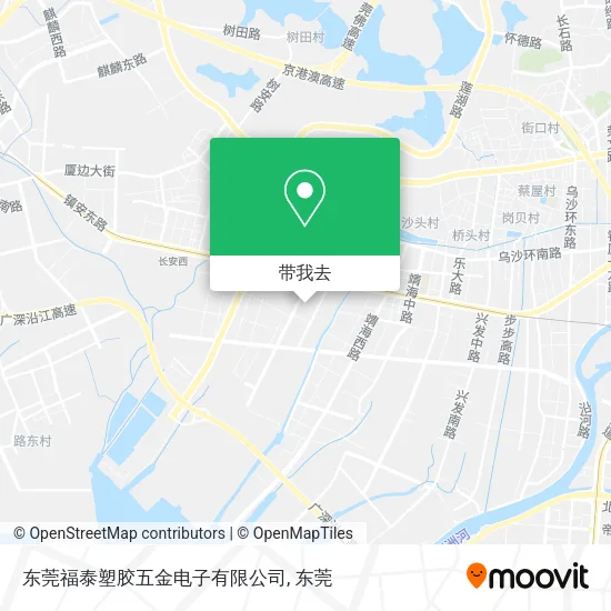 东莞福泰塑胶五金电子有限公司地图