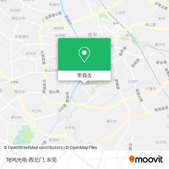 翔鸿光电-西北门地图