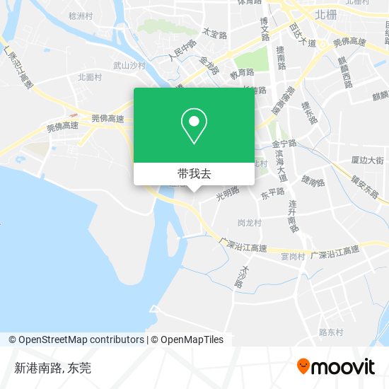 新港南路地图