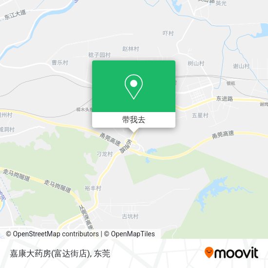 嘉康大药房(富达街店)地图