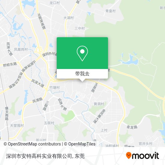 深圳市安特高科实业有限公司地图