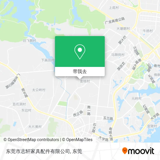 东莞市志轩家具配件有限公司地图