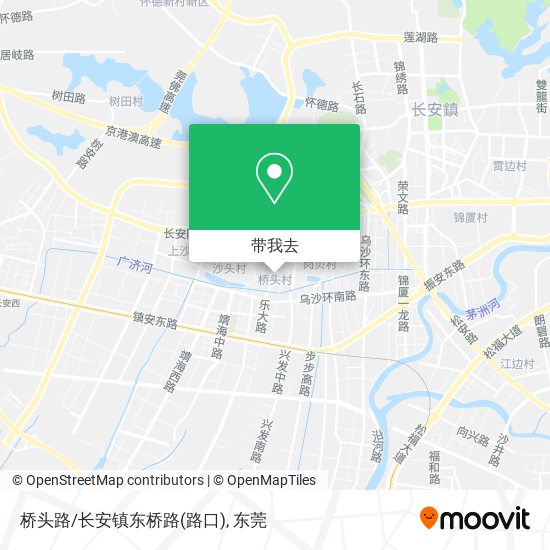 桥头路/长安镇东桥路(路口)地图