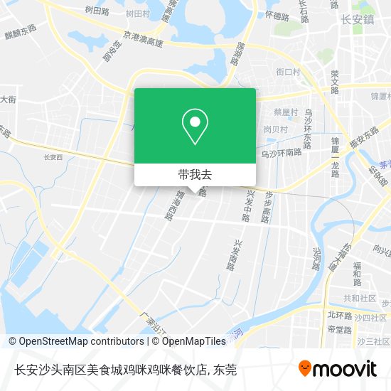 长安沙头南区美食城鸡咪鸡咪餐饮店地图