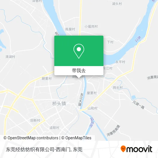 东莞经纺纺织有限公司-西南门地图