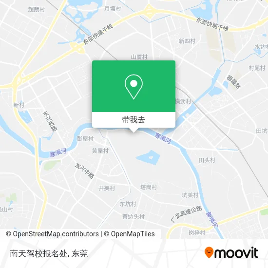 南天驾校报名处地图