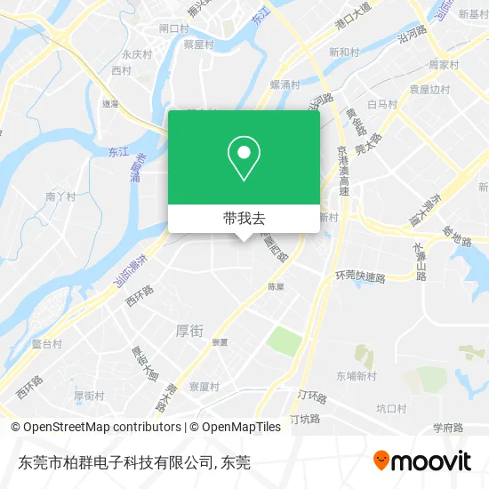 东莞市柏群电子科技有限公司地图