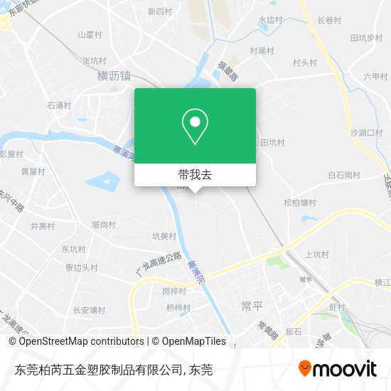东莞柏芮五金塑胶制品有限公司地图