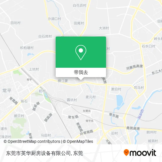 东莞市英华厨房设备有限公司地图