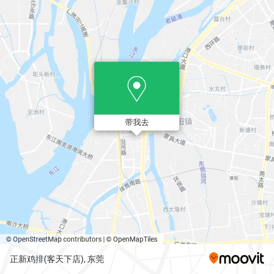 正新鸡排(客天下店)地图