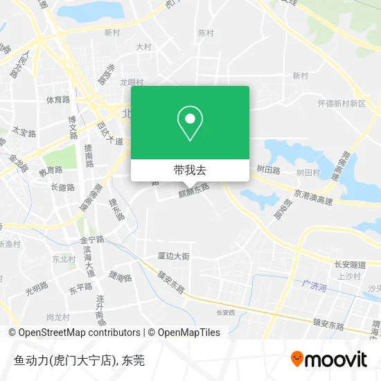 鱼动力(虎门大宁店)地图