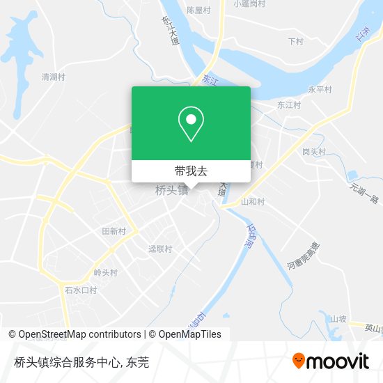 桥头镇综合服务中心地图
