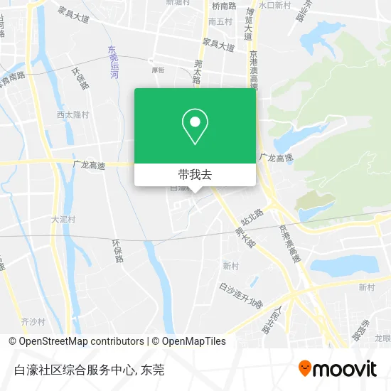 白濠社区综合服务中心地图