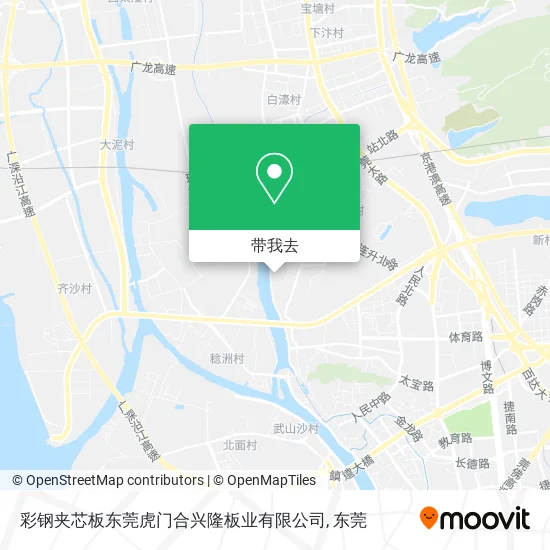 彩钢夹芯板东莞虎门合兴隆板业有限公司地图