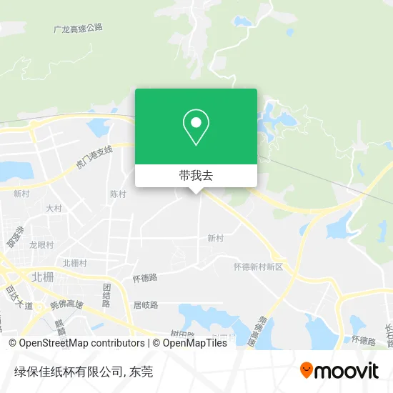 绿保佳纸杯有限公司地图