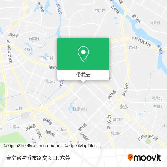 金富路与香市路交叉口地图