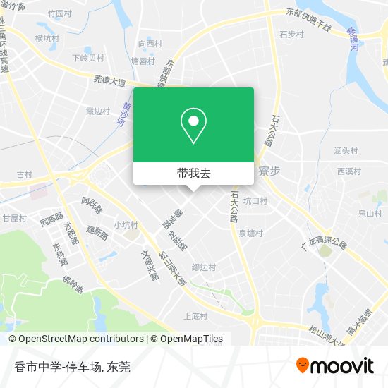 香市中学-停车场地图