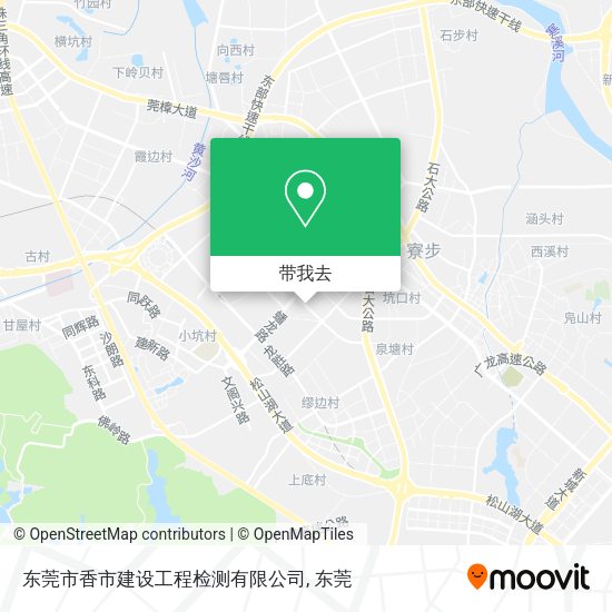 东莞市香市建设工程检测有限公司地图