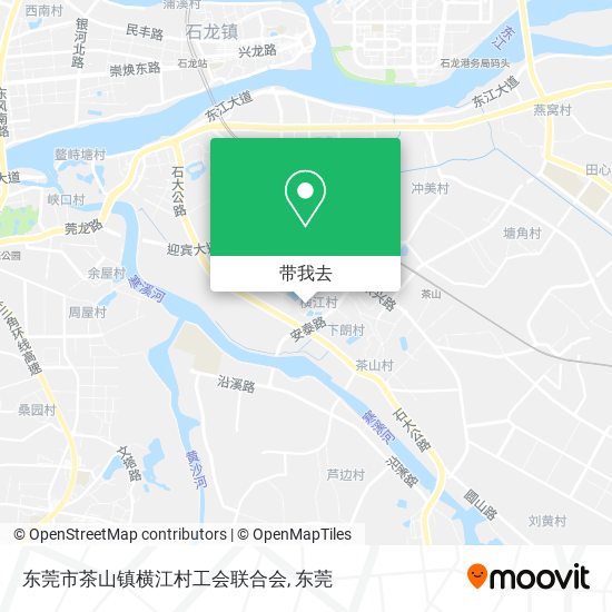 东莞市茶山镇横江村工会联合会地图