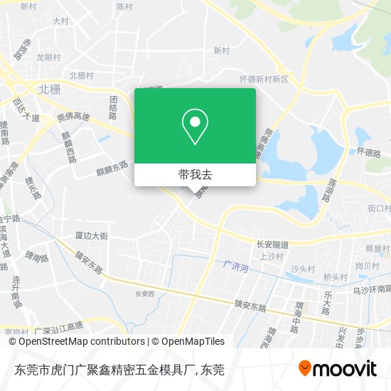 东莞市虎门广聚鑫精密五金模具厂地图
