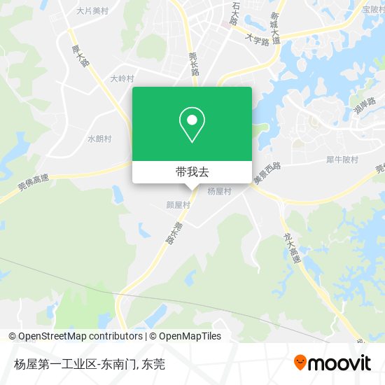 杨屋第一工业区-东南门地图