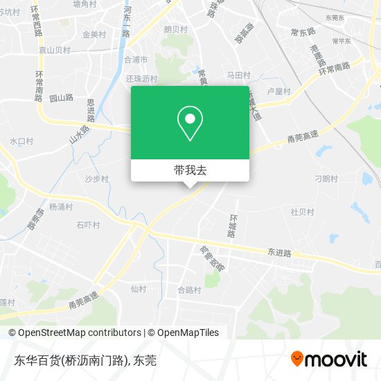 东华百货(桥沥南门路)地图