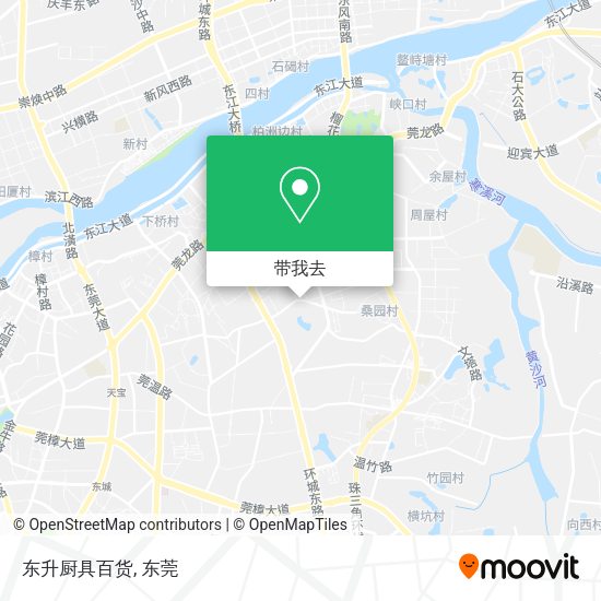 东升厨具百货地图