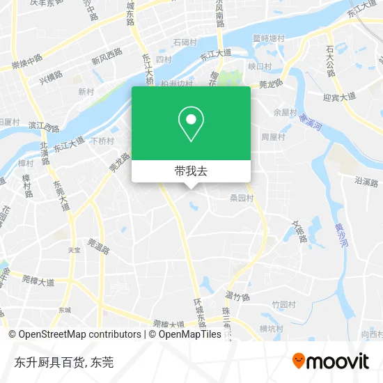 东升厨具百货地图