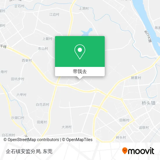 企石镇安监分局地图