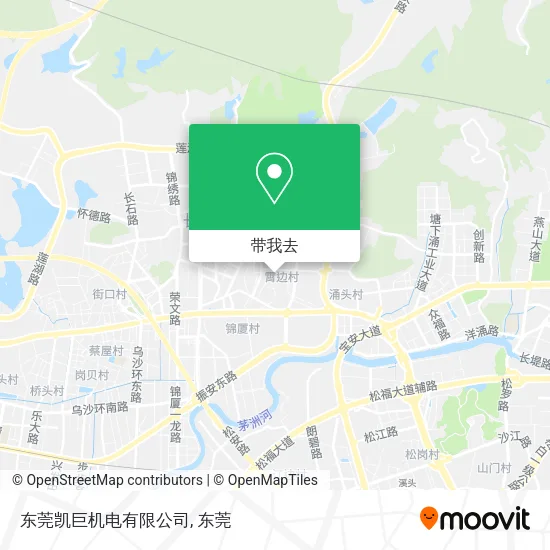 东莞凯巨机电有限公司地图