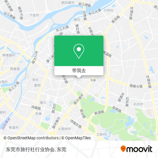 东莞市旅行社行业协会地图