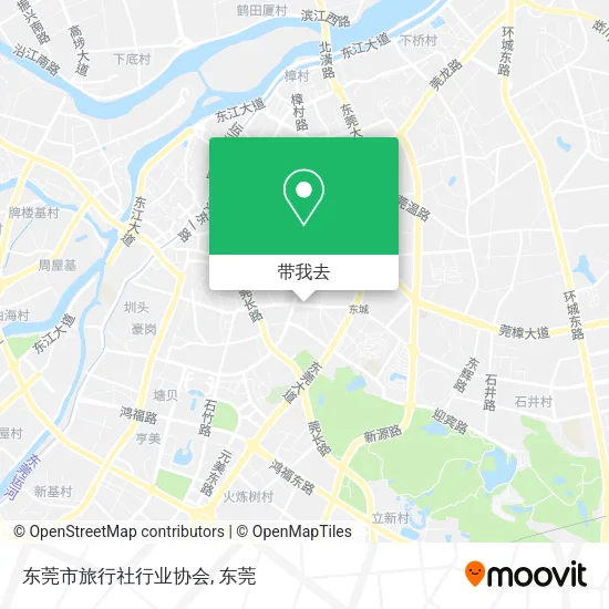 东莞市旅行社行业协会地图