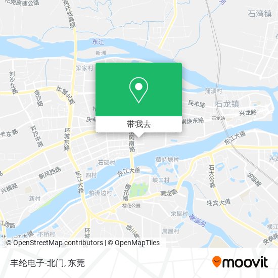 丰纶电子-北门地图