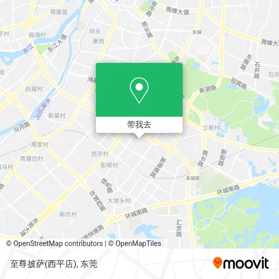至尊披萨(西平店)地图