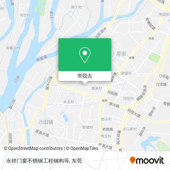 永祥门窗不锈钢工程钢构等地图