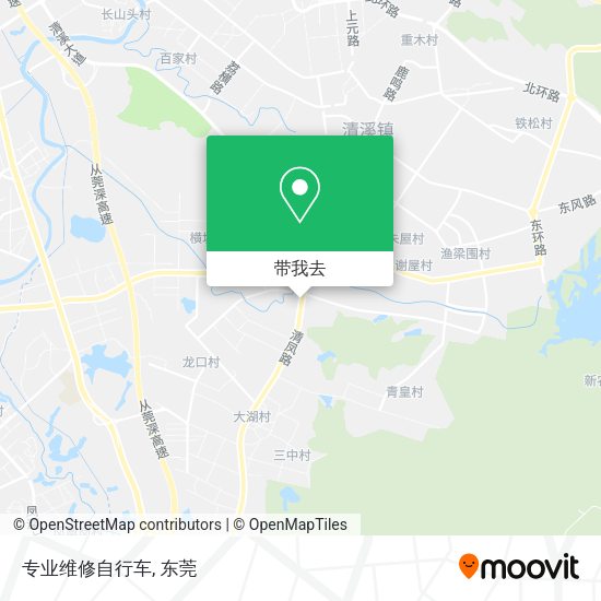 专业维修自行车地图