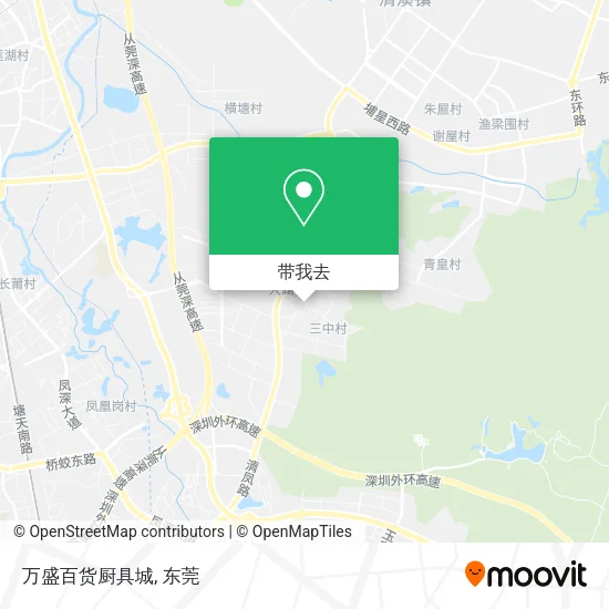 万盛百货厨具城地图
