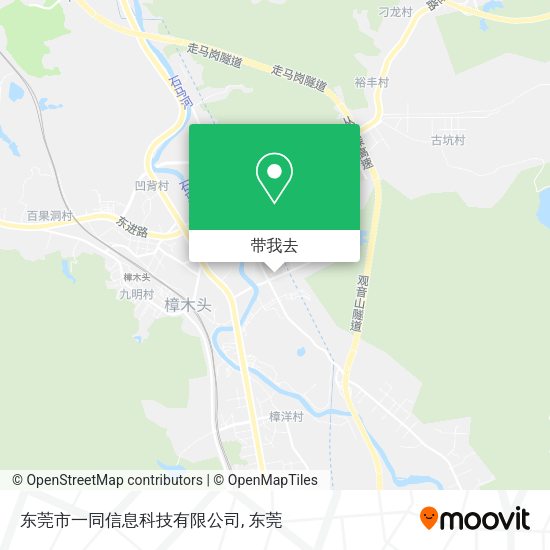 东莞市一同信息科技有限公司地图
