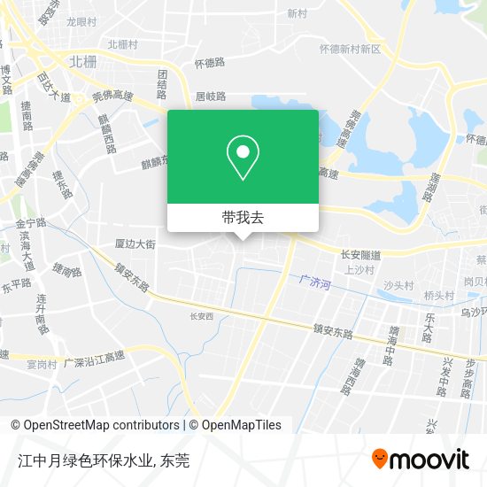 江中月绿色环保水业地图
