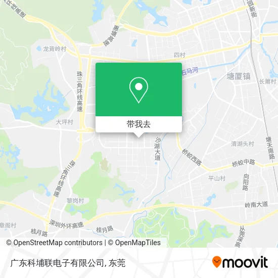 广东科埔联电子有限公司地图