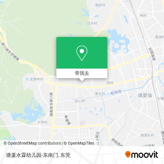 塘厦水霖幼儿园-东南门地图