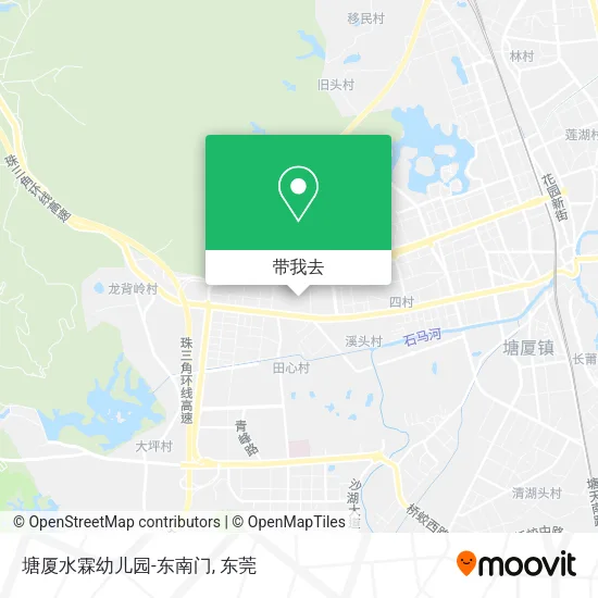 塘厦水霖幼儿园-东南门地图