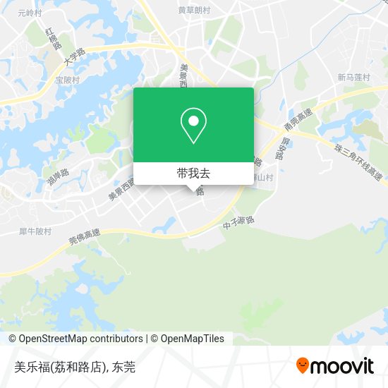 美乐福(荔和路店)地图