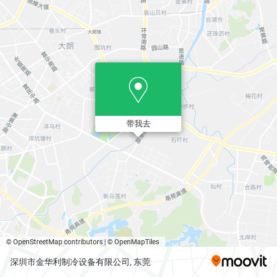 深圳市金华利制冷设备有限公司地图