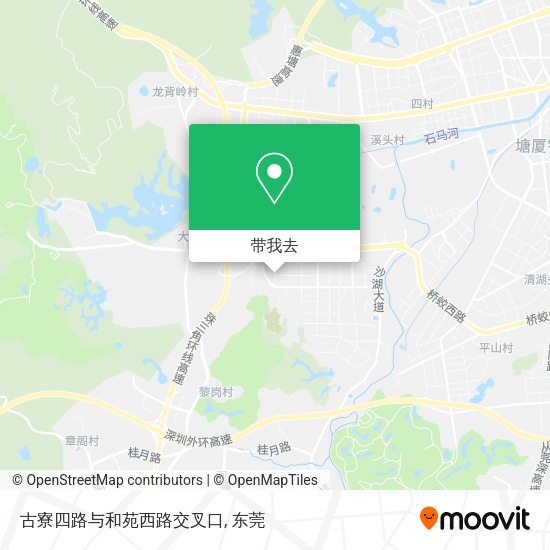 古寮四路与和苑西路交叉口地图
