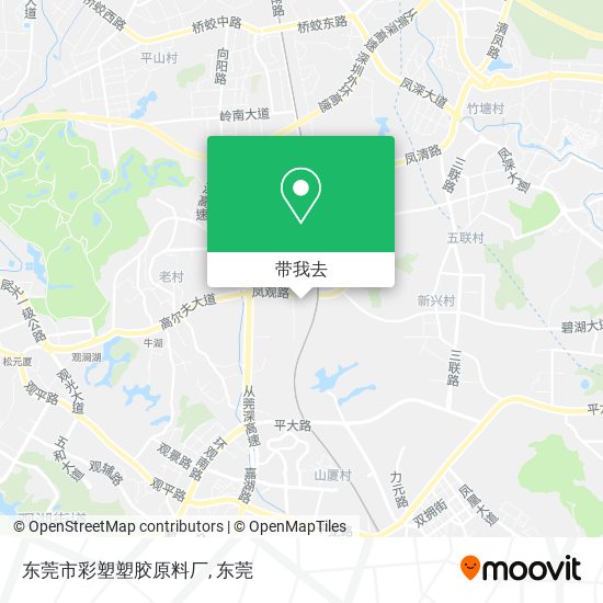 东莞市彩塑塑胶原料厂地图