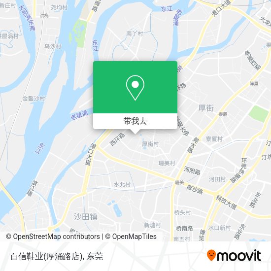 百信鞋业(厚涌路店)地图