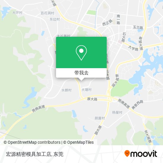宏源精密模具加工店地图