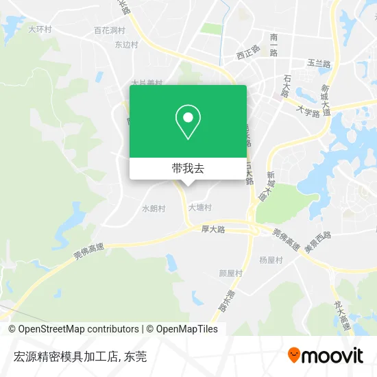 宏源精密模具加工店地图