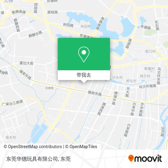 东莞华德玩具有限公司地图